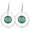 Picture of Colorado State University Large Hoop Earrings