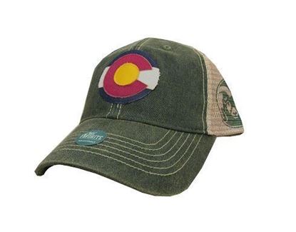 Picture of Green Trucker Colorado Hat