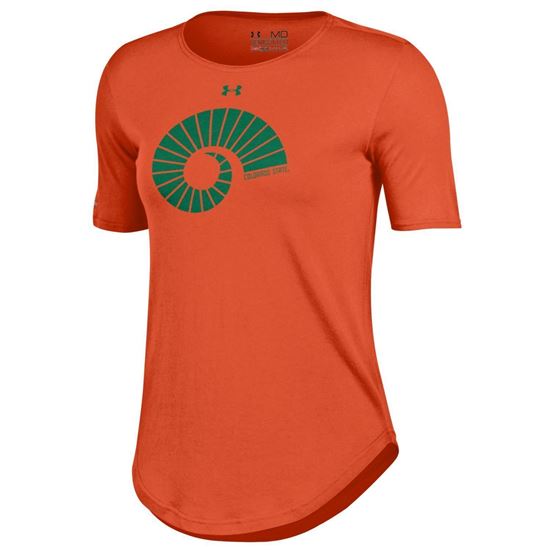 Picture of Orange Colorado State University Ram Horn Under Armour Tee