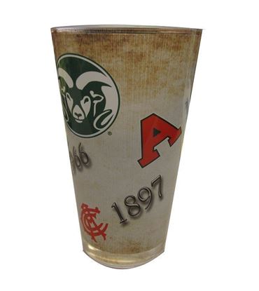 Colorado State University Vintage Logo Glass