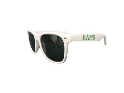 White Colorado State University Rams Campus Sunglasses