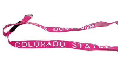 Pink Colorado State University Lanyard