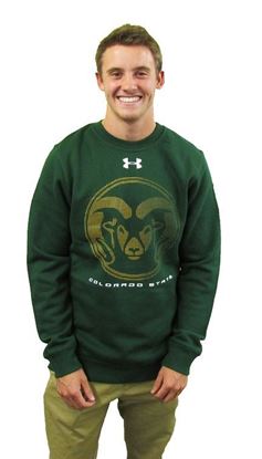 Colorado State University Ram Head Crew by Under Armour