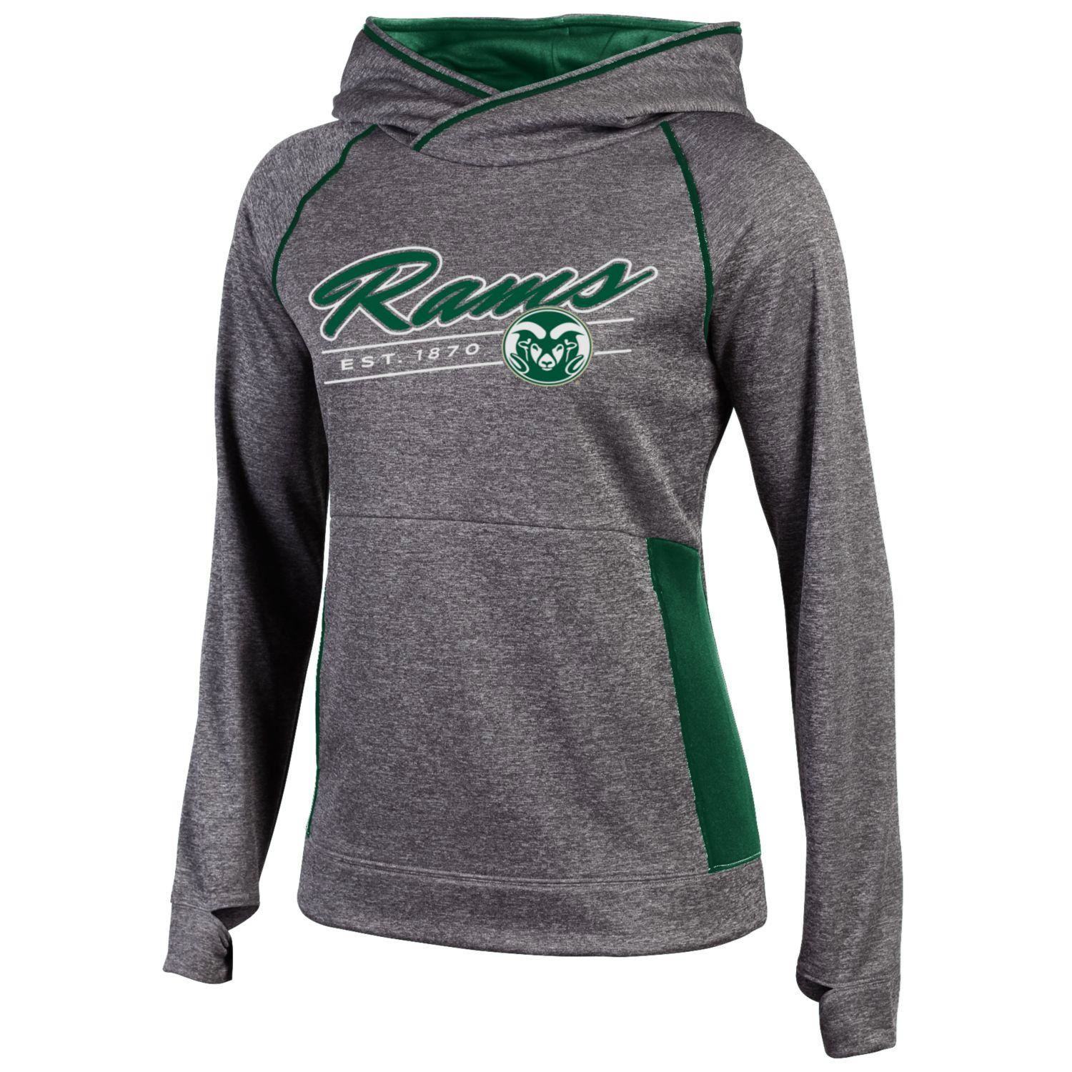 green and grey champion hoodie
