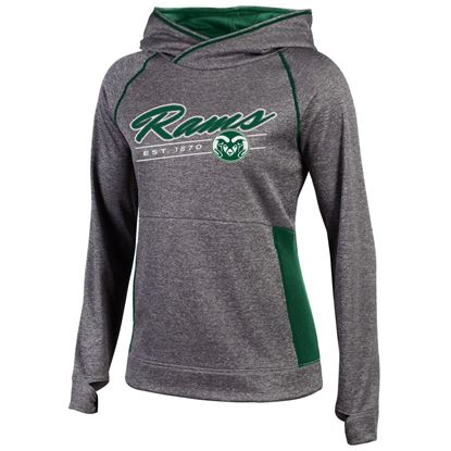 Grey/Green Colorado State Rams Champion Hoodie