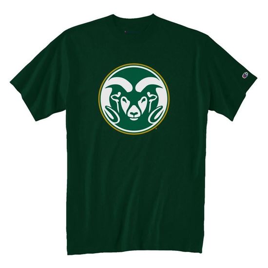 Champion® Large Ramhead Colorado State Green Tee