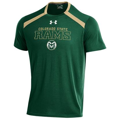 Green/Gold Colorado State Rams Under Armour Tee