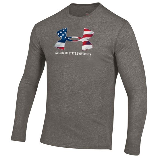  Legacy Grey USA Colorado State Under Armour Tee