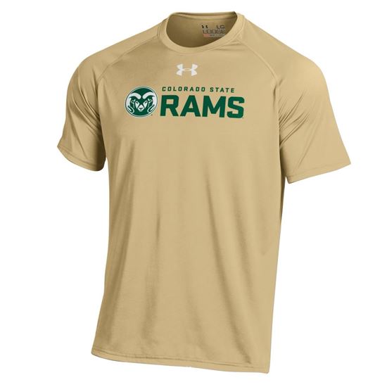 Vegas Gold Colorado State Rams Under Armour Tee