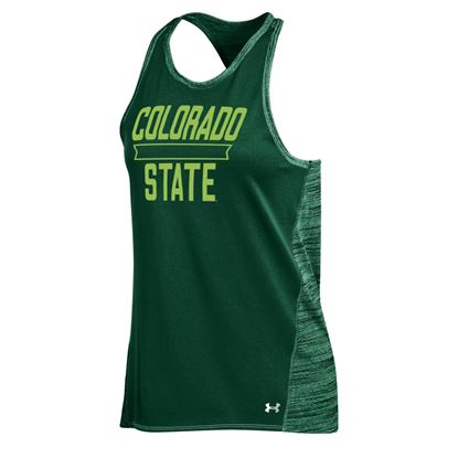 Green Colorado State University Under Armour Tech Tank