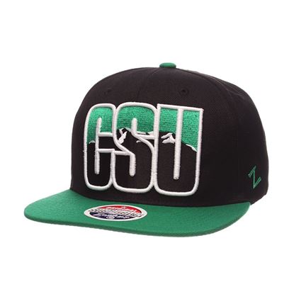 Black/Green Colorado State University Mountain Zephyr Hat
