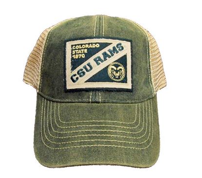 Green Rams Colorado State University Trucker Legacy Hat