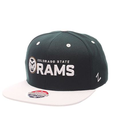 Green/White Colorado State Rams Zephyr Hat