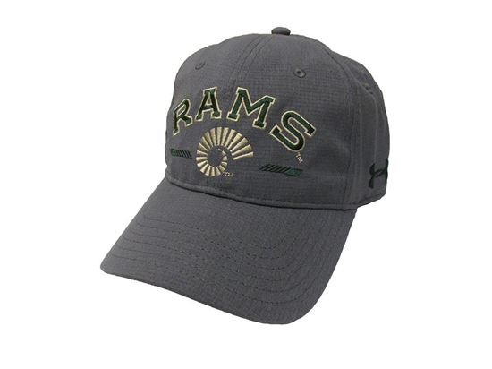 Grey Colorado State Rams Under Armour Free Fit Hat