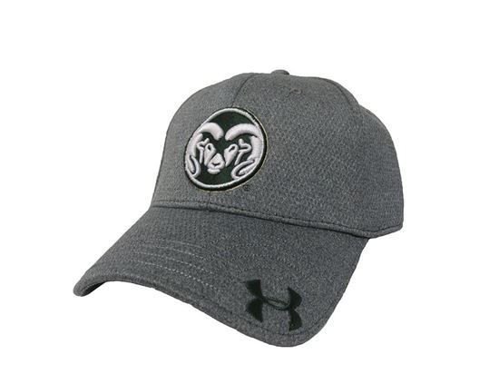 Grey Colorado State Under Armour Classic Fit Hat - SMALL