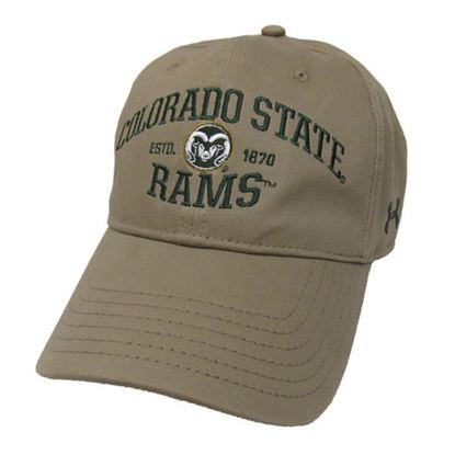 Khaki Colorado State Rams Free Fit Under Armour Hat