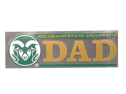 Colorado State University Dad Decal