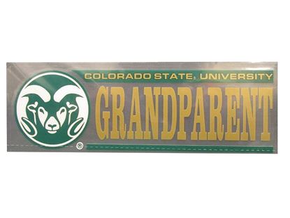 Colorado State University Grandparent Decal