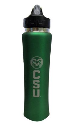 Green Colorado State University Stainless Steel Water Bottle