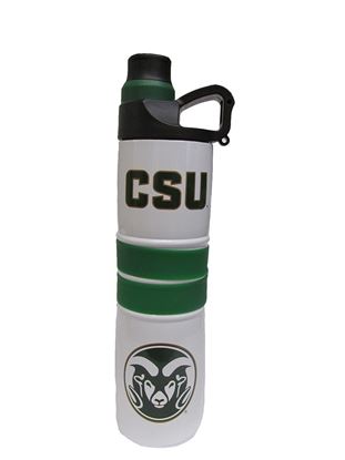 White/Green Colorado State 20.9 oz Insulated Water Bottle