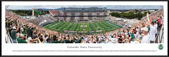 Standard Framed Panoramic CSU Stadium Photo