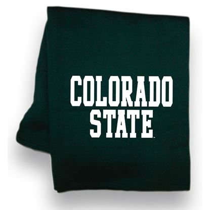 Green Colorado State Pro Weave Blanket