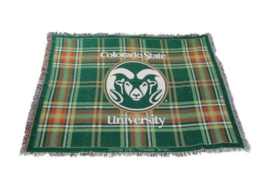 Colorado State University Tartan Afghan