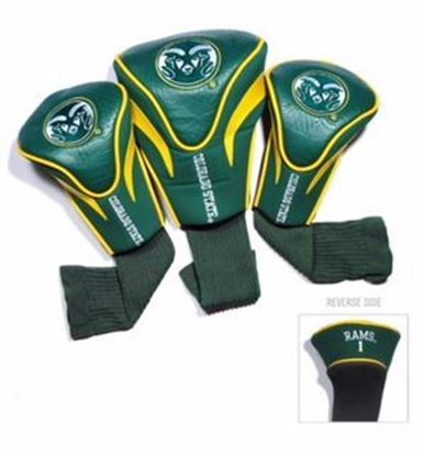 Colorado State University 3 Pack Golf Club Headcovers